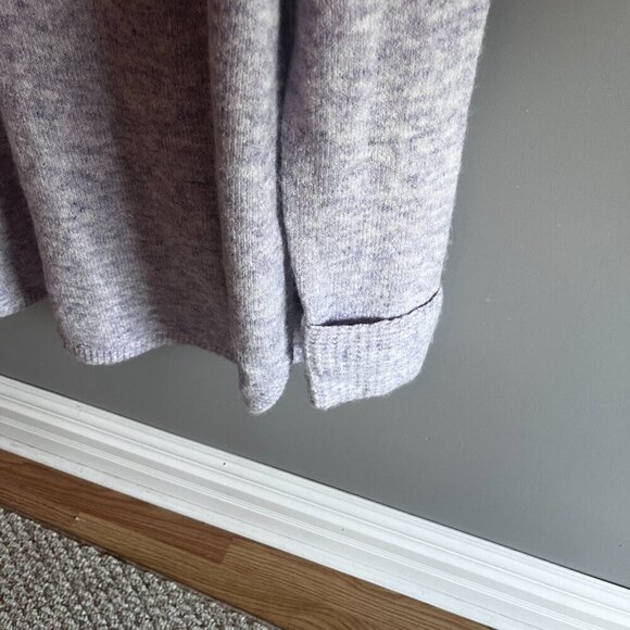 Reitmans Turtle Neck Knit Sweater Cuff Sleeves Light Purple Plus Size 2X - Picture 4 of 11